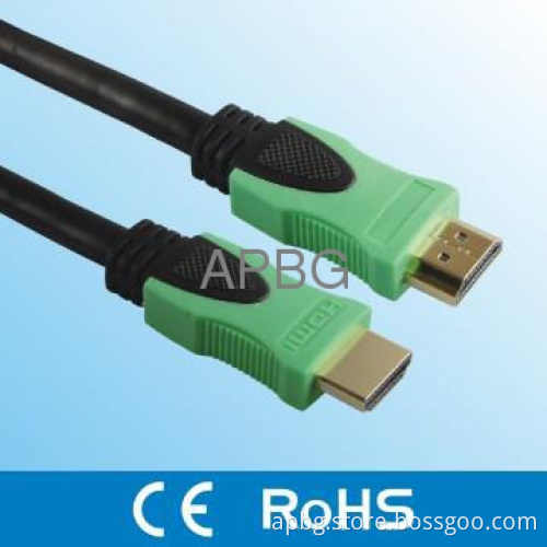 HDMI cable with gold-plated connector
